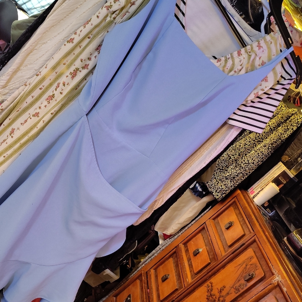 Light Blue Sleeveless Jumpsuit